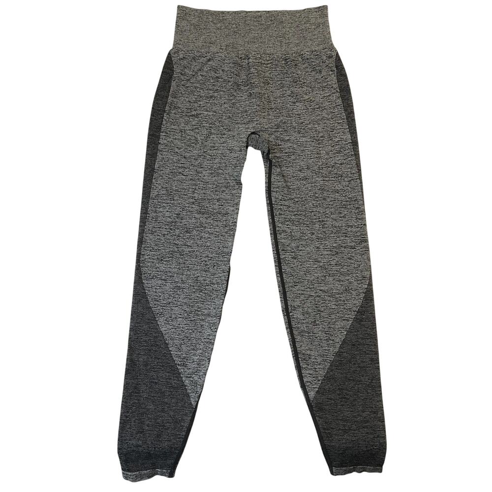 Victoria's Secret PINK Women Activewear Pants M Gray Polyester Legging 26”
